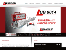 Tablet Screenshot of lumagi.com.br